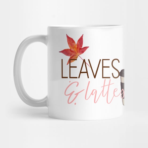 Leaves and Lattes, autumn weather, starbucks coffee by Cargoprints